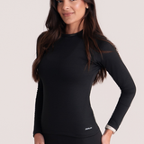 Blusa Térmica Peluciada Feminina Thermal Core Preta
