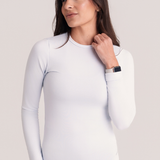 Blusa Térmica Peluciada Feminina Thermal Core Branca