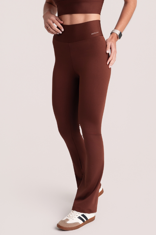 Calça Flare Fitness Feminina Flow Preto