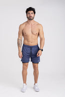 Shorts Dry-Fit 2 em 1 - Azul