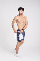 Shorts Dry-Fit 2 em 1 - Azul