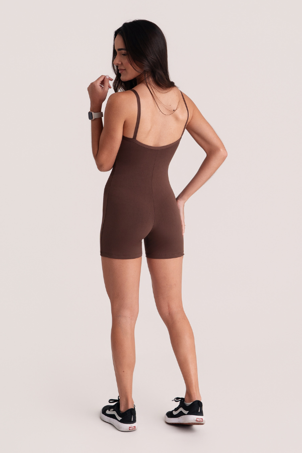 Kit 2 Macaquinho Fitness Alcinha Slim Essence