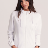 Jaqueta Corta Vento Feminina Forrada Origin Shield Branca