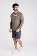 Camiseta Térmica Manga Longa com Proteção UV - Verde