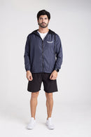 Jaqueta Corta Vento Black White Sport - Azul