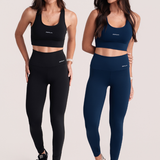 Kit 2 Conjunto Feminino Top + Legging Signature