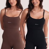 Kit 2 Macaquinho Fitness Alcinha Slim Essence