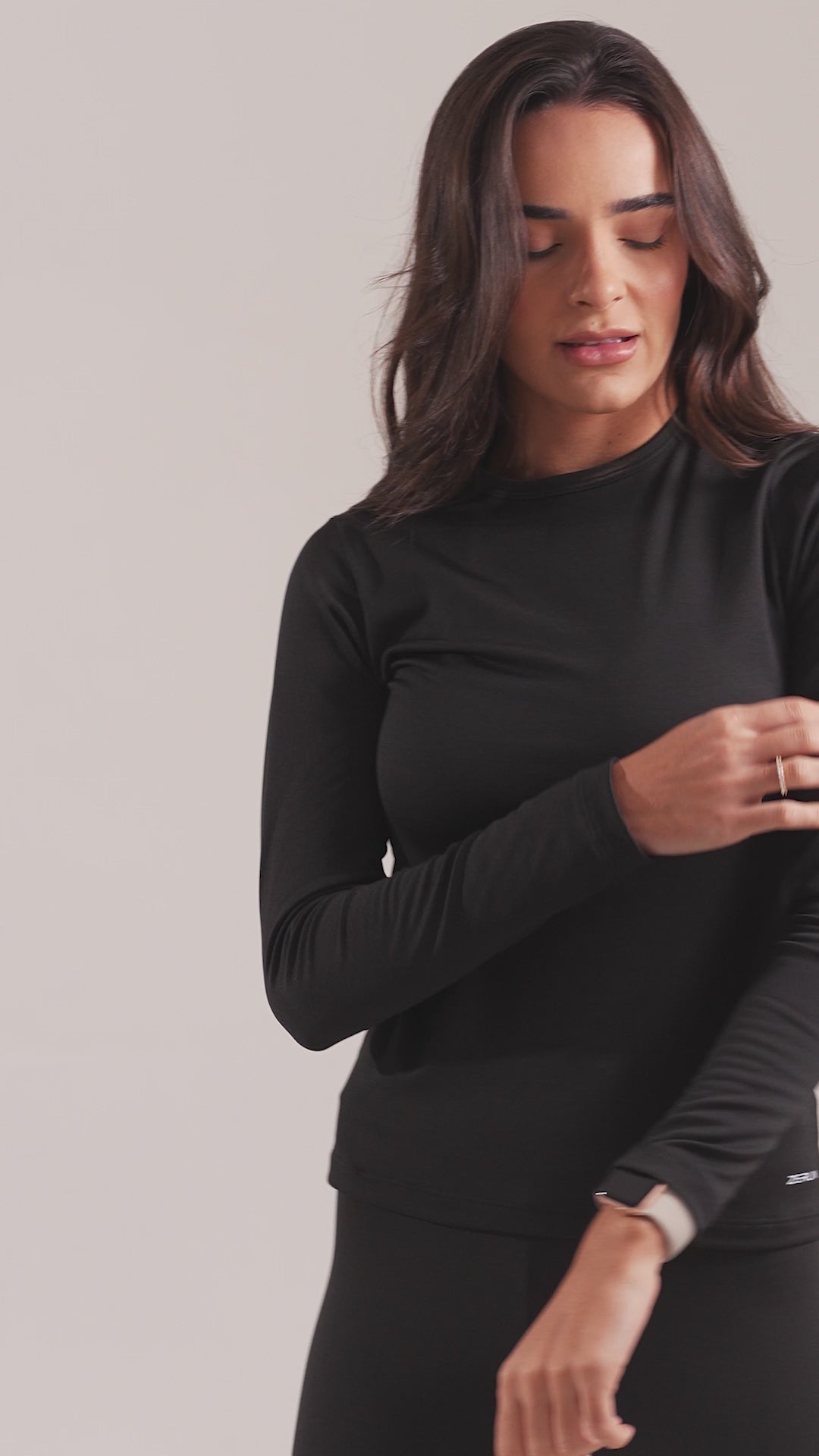 Blusa Térmica Peluciada Feminina Thermal Core Preta