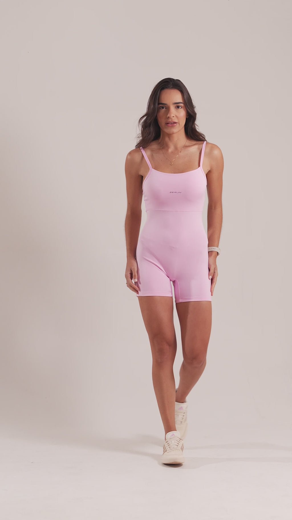 Macaquinho Fitness Alcinha Slim Essence Rosa Bebê